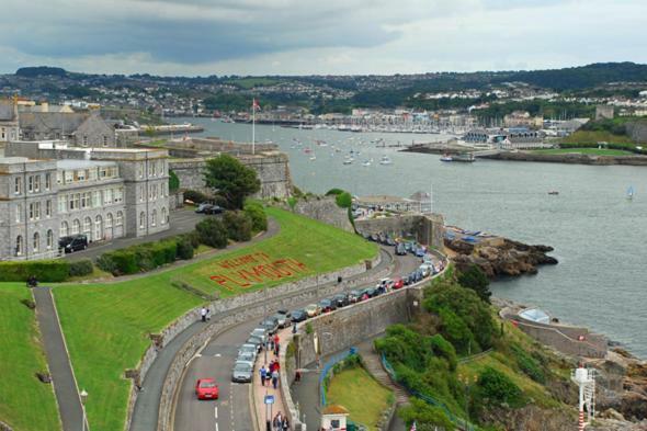 Ocean Crescent Plymouth City Centre Penthouse Level Apartment Exterior photo